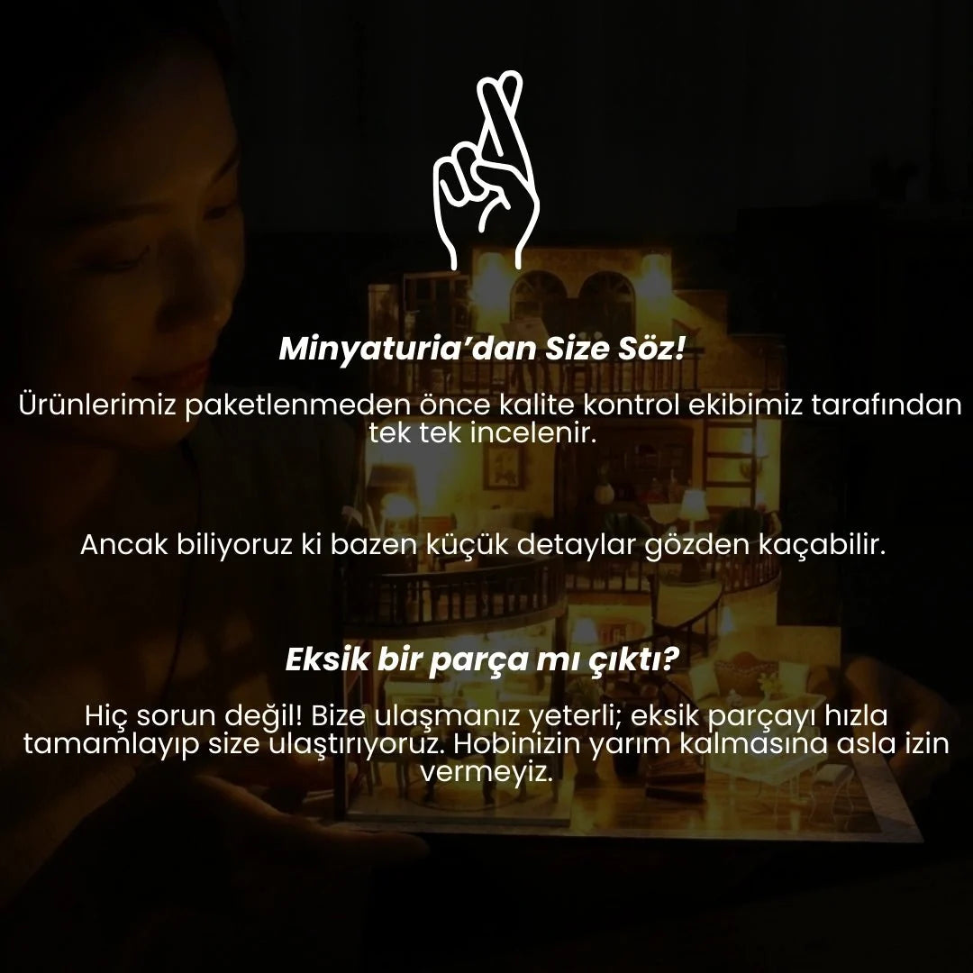 Hayal Konağı minyatür maket villa seti
