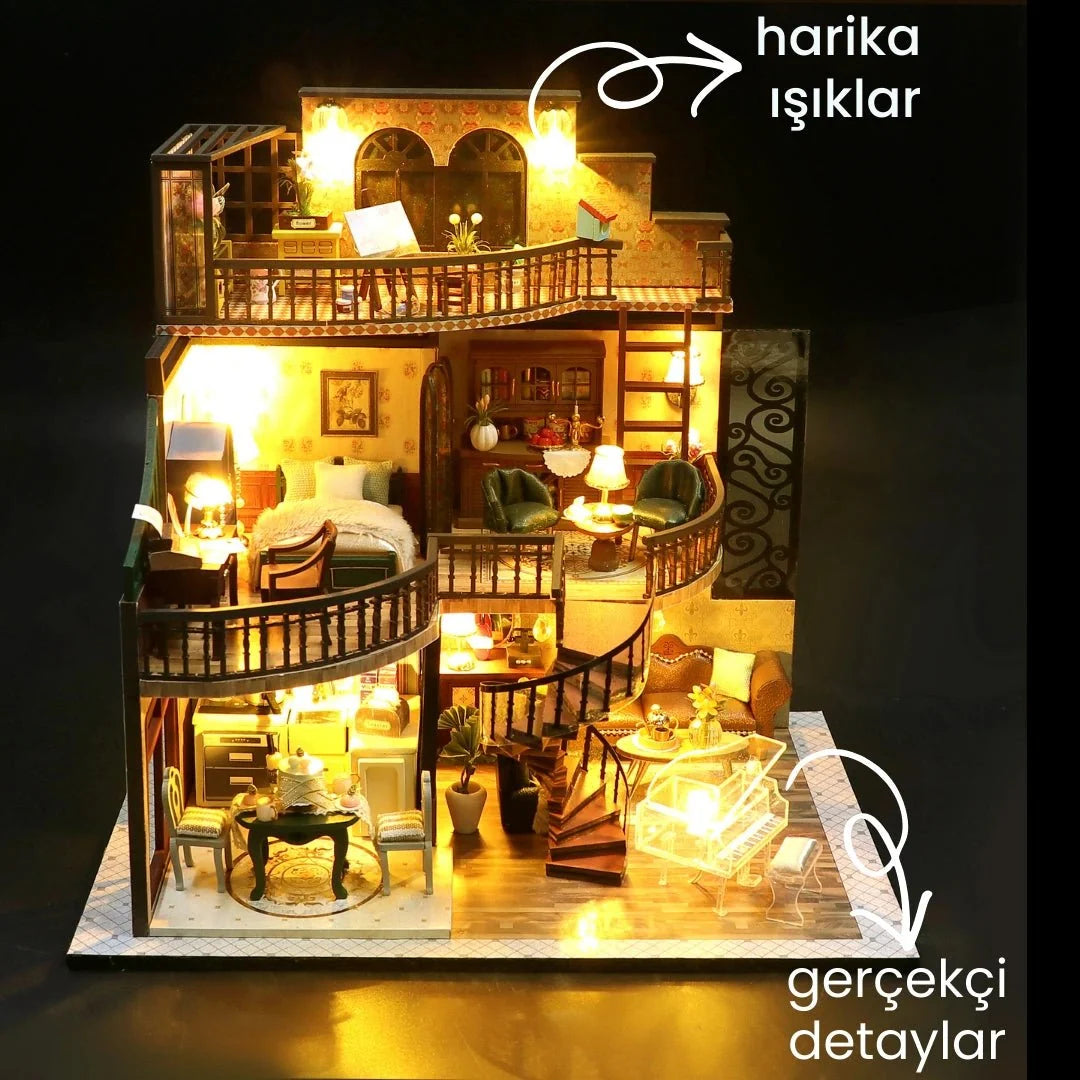 Hayal Konağı minyatür maket villa seti