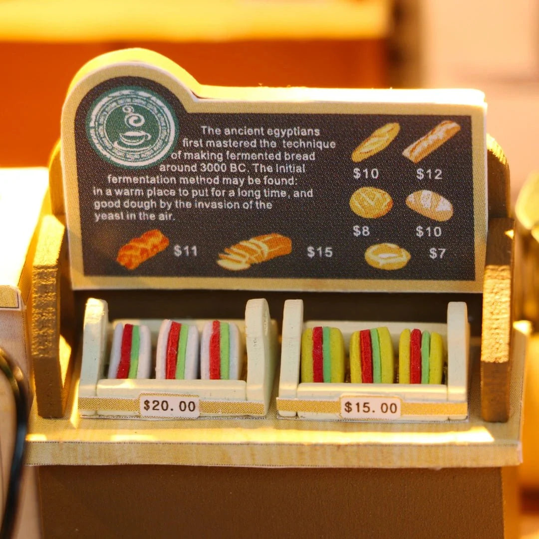 Kahve Zamanı minyatür maket kafe seti