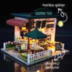 Kahve Zamanı minyatür maket kafe seti