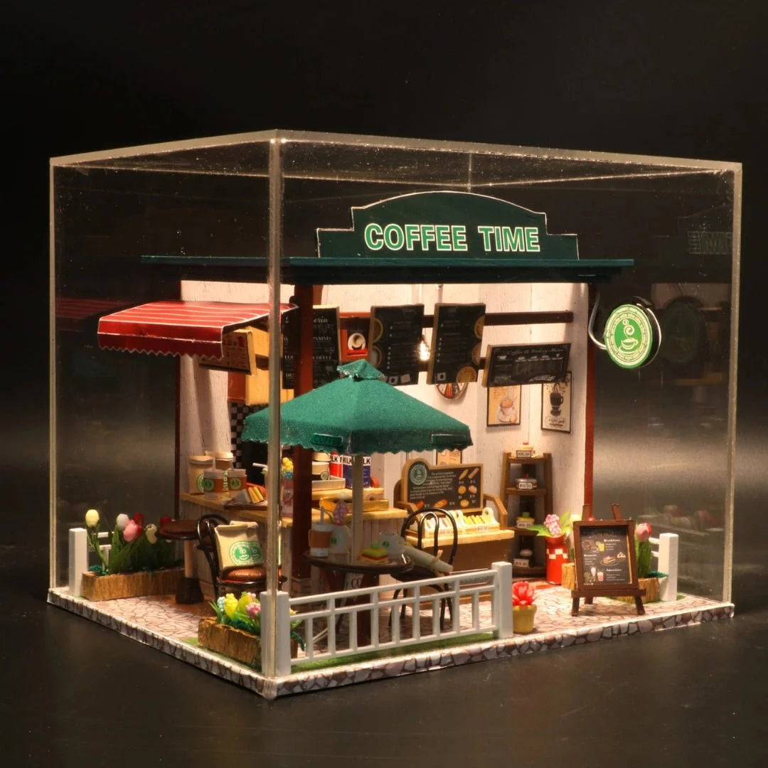 Kahve Zamanı minyatür maket kafe seti