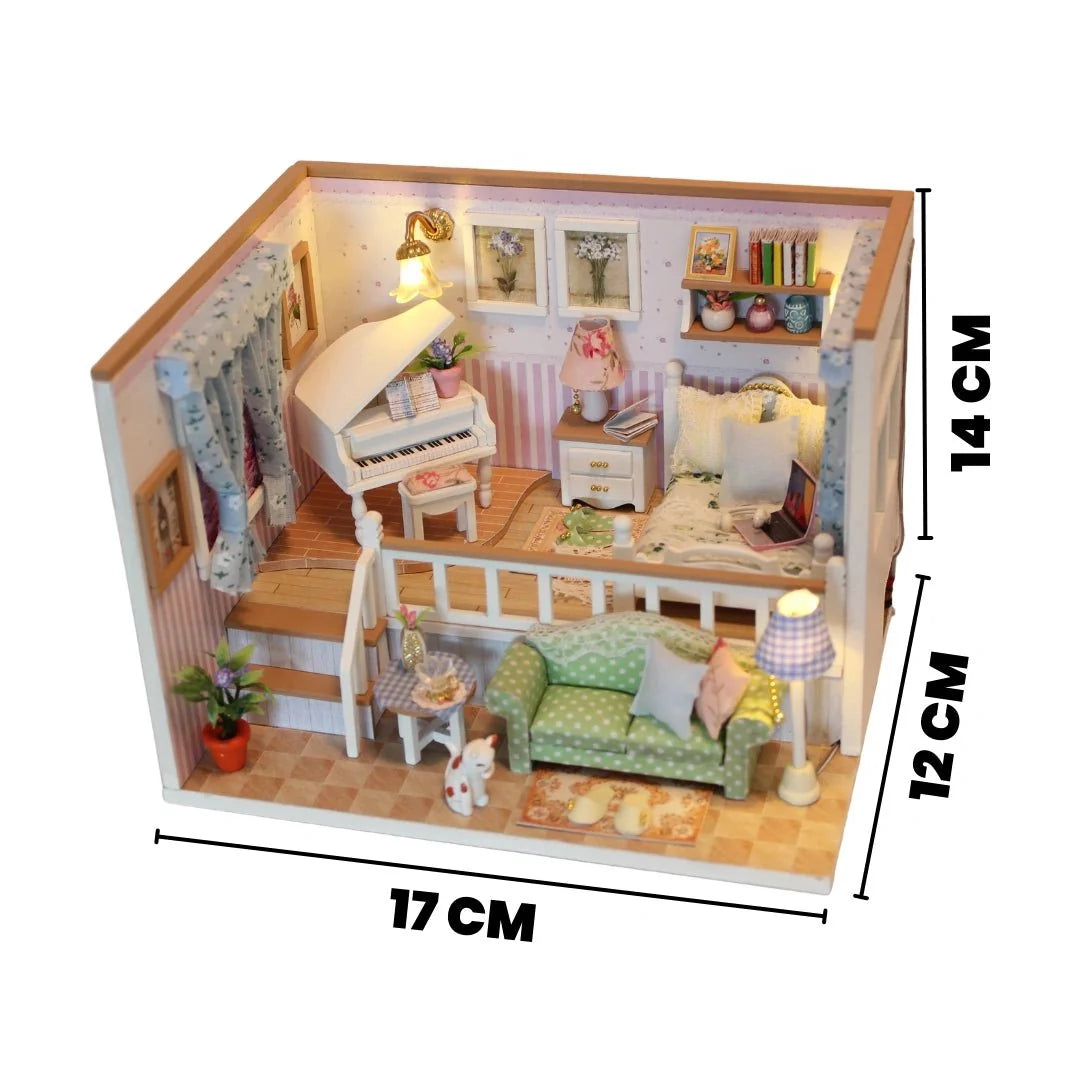 Sıcak Yuva minyatür maket loft seti