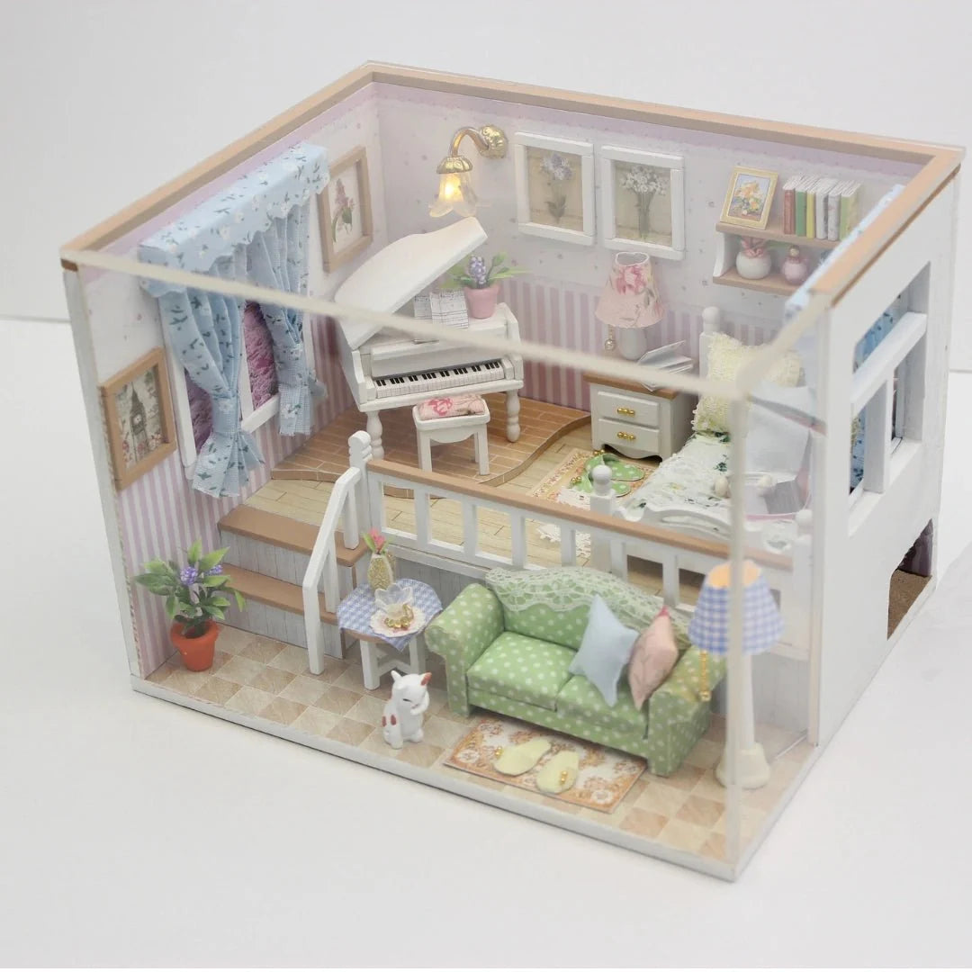 Sıcak Yuva minyatür maket loft seti