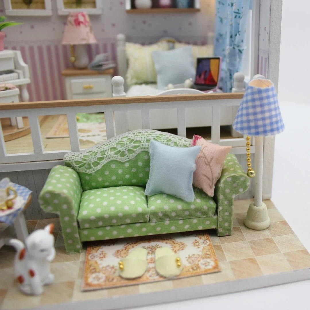 Sıcak Yuva minyatür maket loft seti