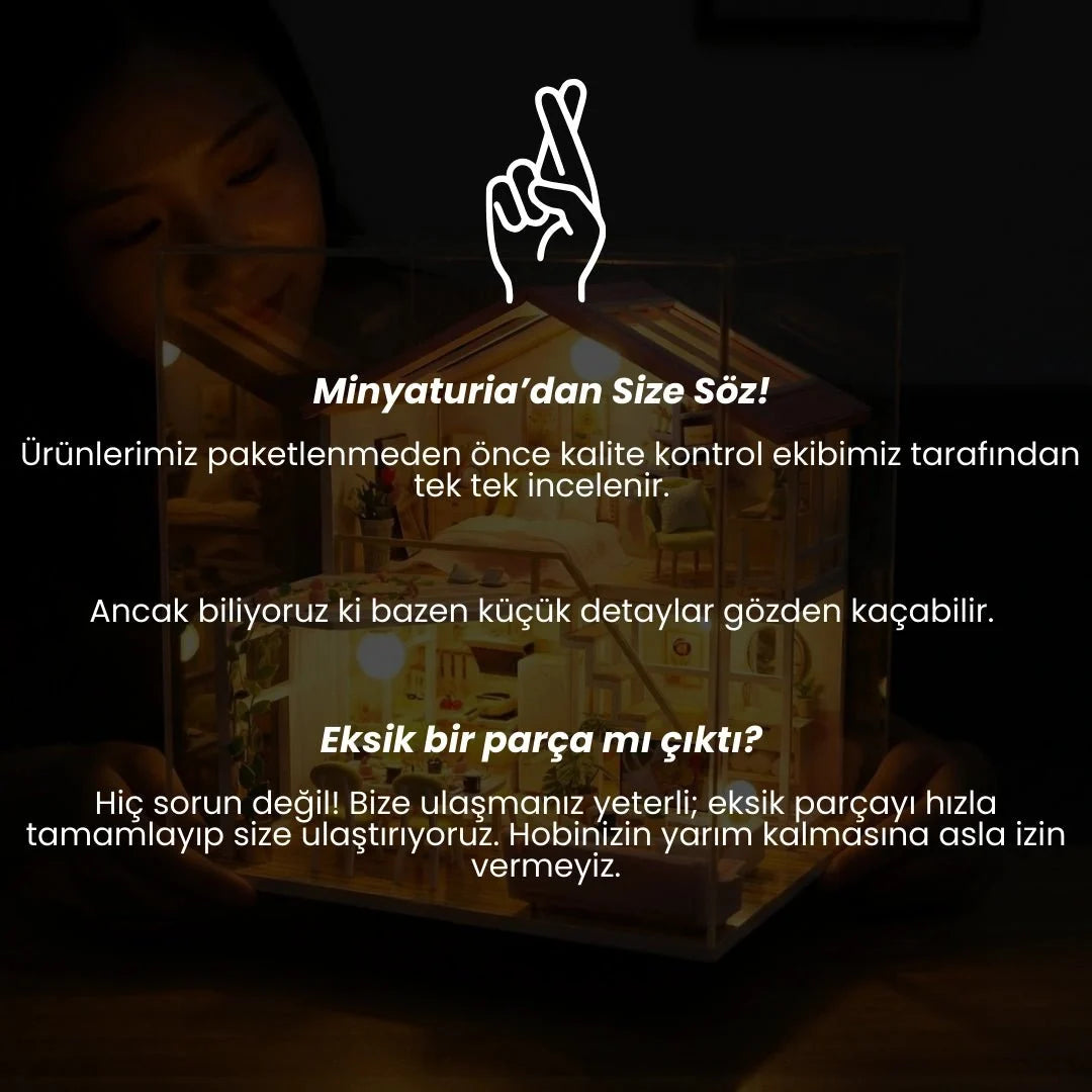 Tatlı Anı minyatür maket ev seti