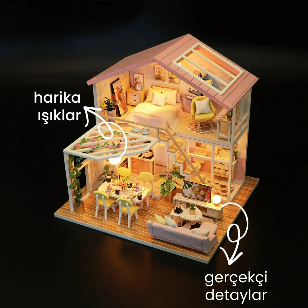 Tatlı Anı minyatür maket ev seti