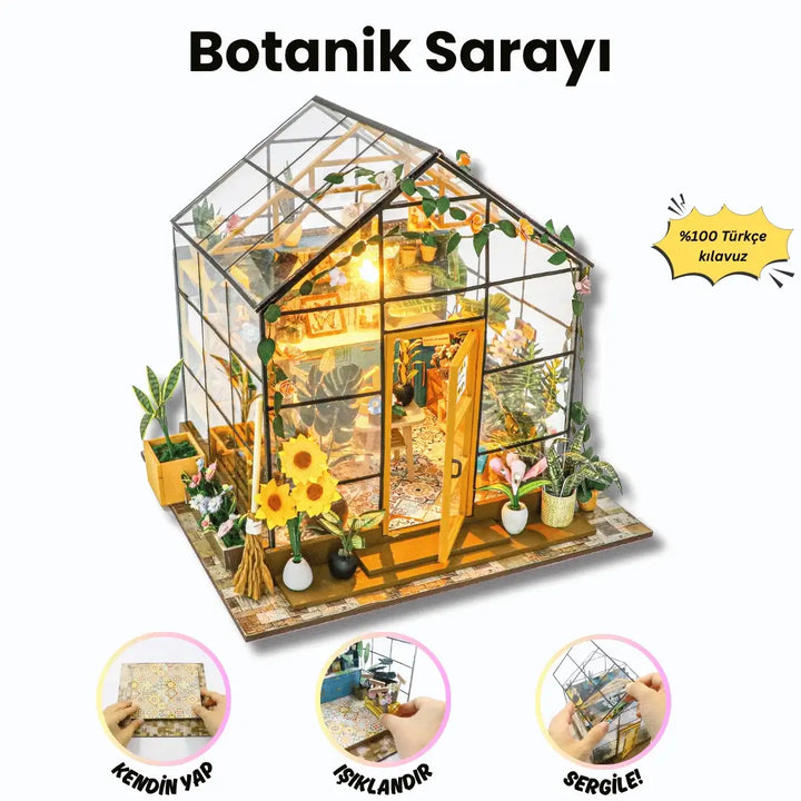 Botanik Sarayı minyatür maket - tamamlanmış görünüm