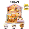 Tatlı Anı | Kendin Yap Minyatür Ev | Minyatür Hobi Seti | Ahşap Maket Ev | LED Işıklı 3D Puzzle