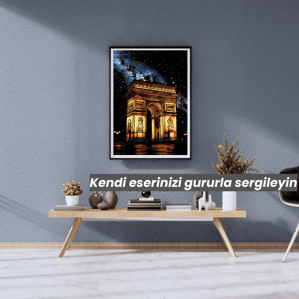 Scratch Kazıma Sanatı | Kazıyarak Çizim Seti | Antik Şehir Eserleri 4’lü Set | 28x40 cm - A3 Kazıma Kağıdı