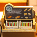 Kahve Zamanı minyatür maket - masa veya raf üzerinde sergileme örneği