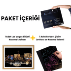 Las Vegas kazıma sanatı seti - paket içeriği