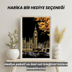 Londra – Big Ben kazıma sanatı seti - dekoratif kullanım örneği