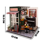 Nostalji Kafe minyatür maket - kurulum aşaması