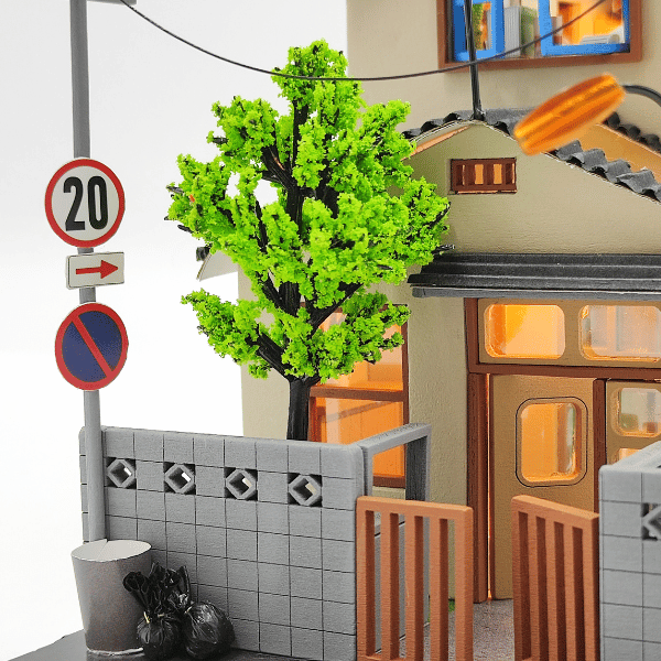 Seen'in Evi | Kendin Yap Minyatür Ev | Minyatür Maket Seti | Ahşap Hobi Seti | LED Işıklı 3D Puzzle