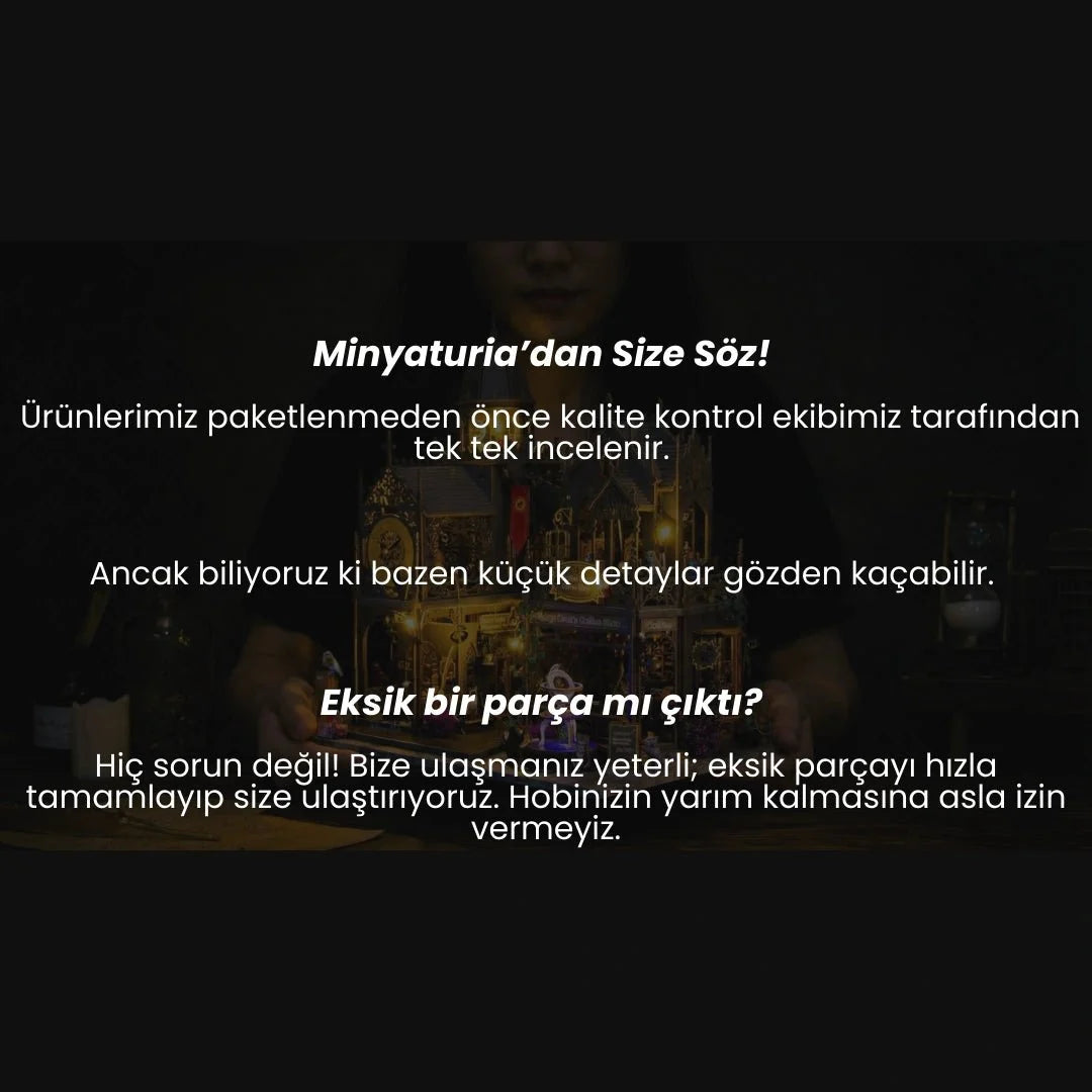 Sırlar Şatosu minyatür maket şato seti