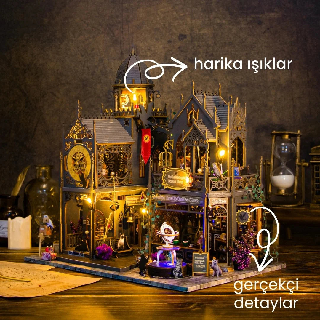 Sırlar Şatosu minyatür maket şato seti