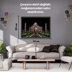 Tac Mahal kazıma sanatı seti - serbest çizim kağıdı