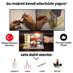Uzay Mekanı minyatür maket çocuk odası seti